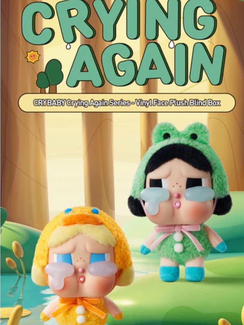 Crying Again Vinyl Face Plush Blind Box “Duck You”